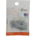 Kenney Double Silver Curtain Rod Bracket (2-Pack) Image 2