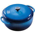 Lodge 6 Qt. Dutch Oven, Blue Image 1