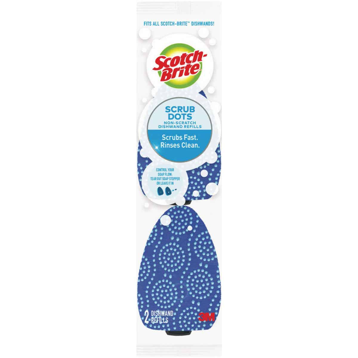 Scotch-Brite Scrub Dots Non-Scratch Dishwand Refills Image 1