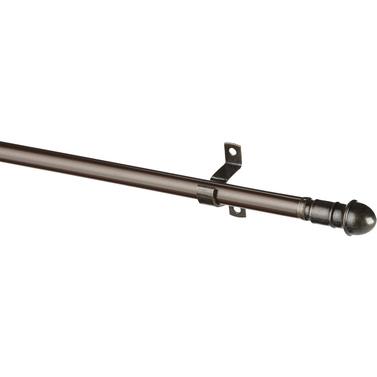 Kenney Dresden 48 In. To 84 In. 7/16 In. Standard Cafe Rod, Oil Rubbed Bronze Image 1
