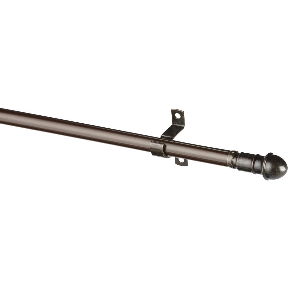 Kenney Dresden 28 In. To 48 In. 7/16 In. Standard Cafe Rod, Oil Rubbed Bronze Image 1
