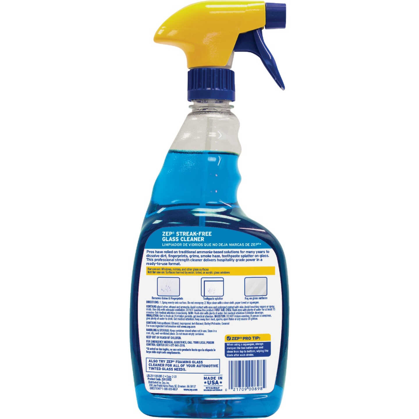 Zep 32 Oz. Heavy-Duty Streak-Free Glass Cleaner Image 2