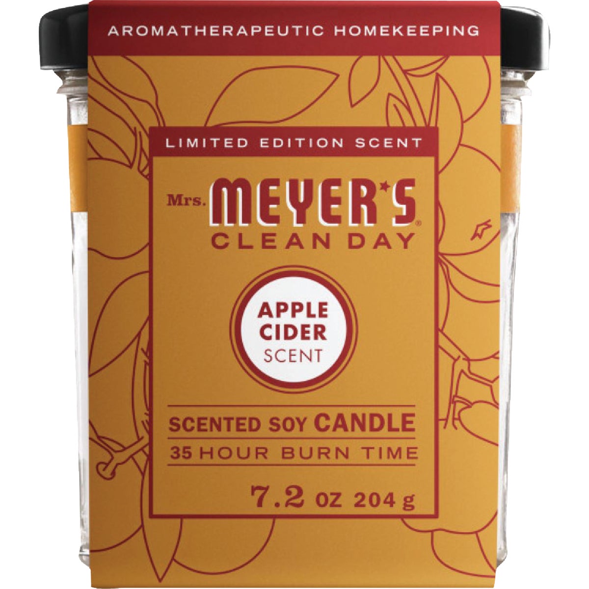 Mrs. Meyer's Clean Day 7.2 Oz. Apple Cider Large Soy Candle Image 6