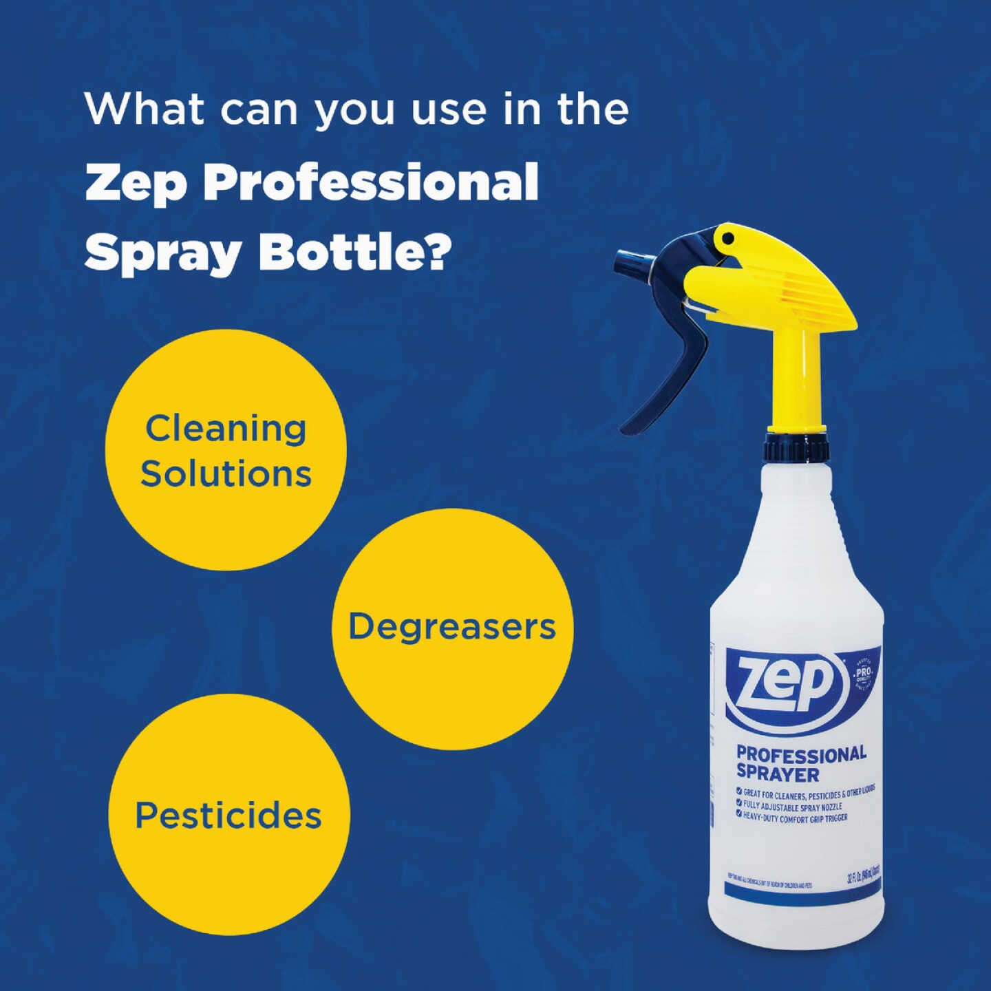 Zep 32 Oz. Plastic Professional Spray Bottle Image 3