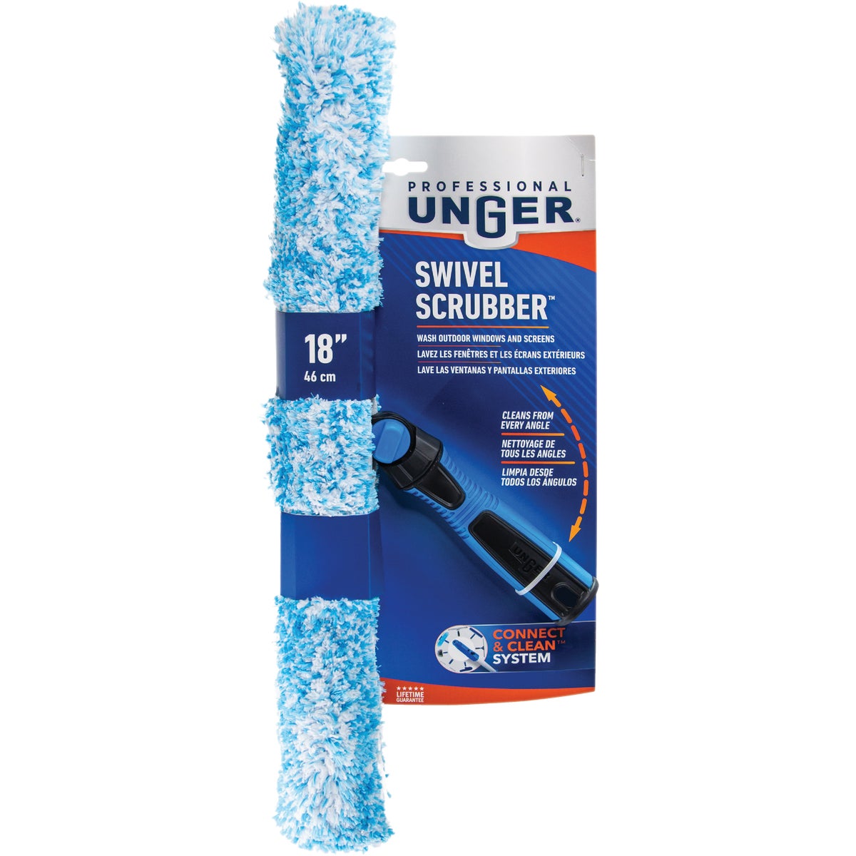 Unger Professional 18 In. Swivel Scrubber