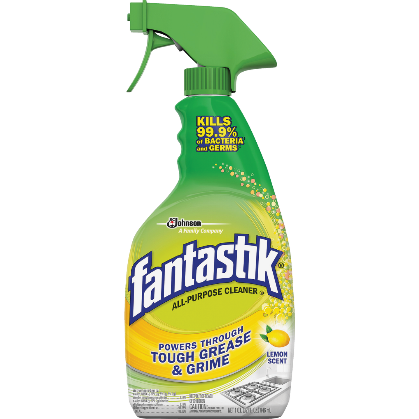 Fantastik Scrubbing Bubbles 32 Oz. All-Purpose Cleaner with Lemon Power Image 1