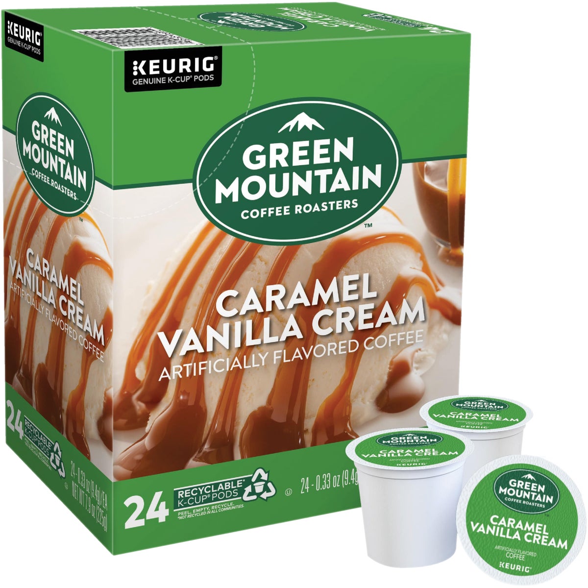Keurig Green Mountain Coffee Roasters Caramel Vanilla Cream K-Cup (24-Pack) Image 1