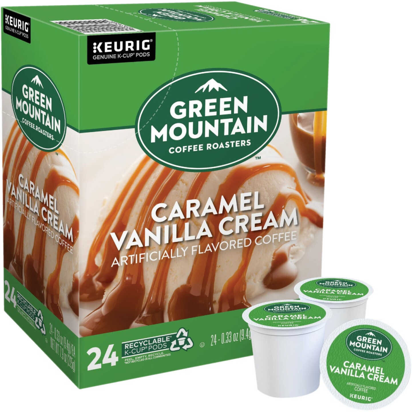 Keurig Green Mountain Coffee Roasters Caramel Vanilla Cream K-Cup (24-Pack) Image 1
