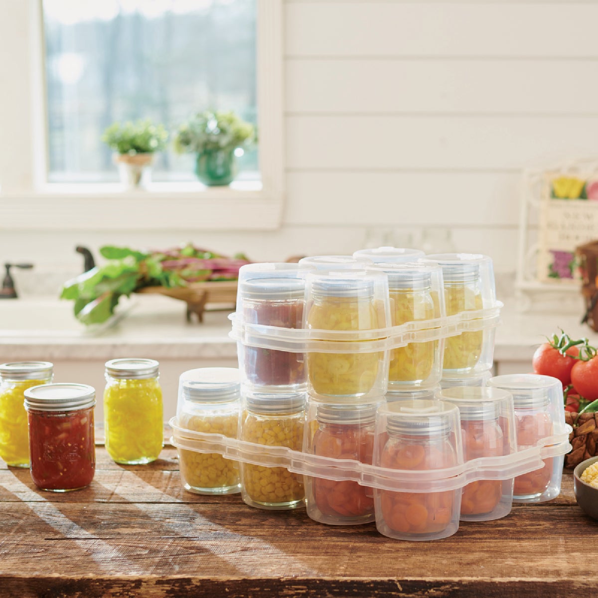 Roots & Harvest SafeCrate Pint Jar Storage Container (6 Jar Capacity) Image 4