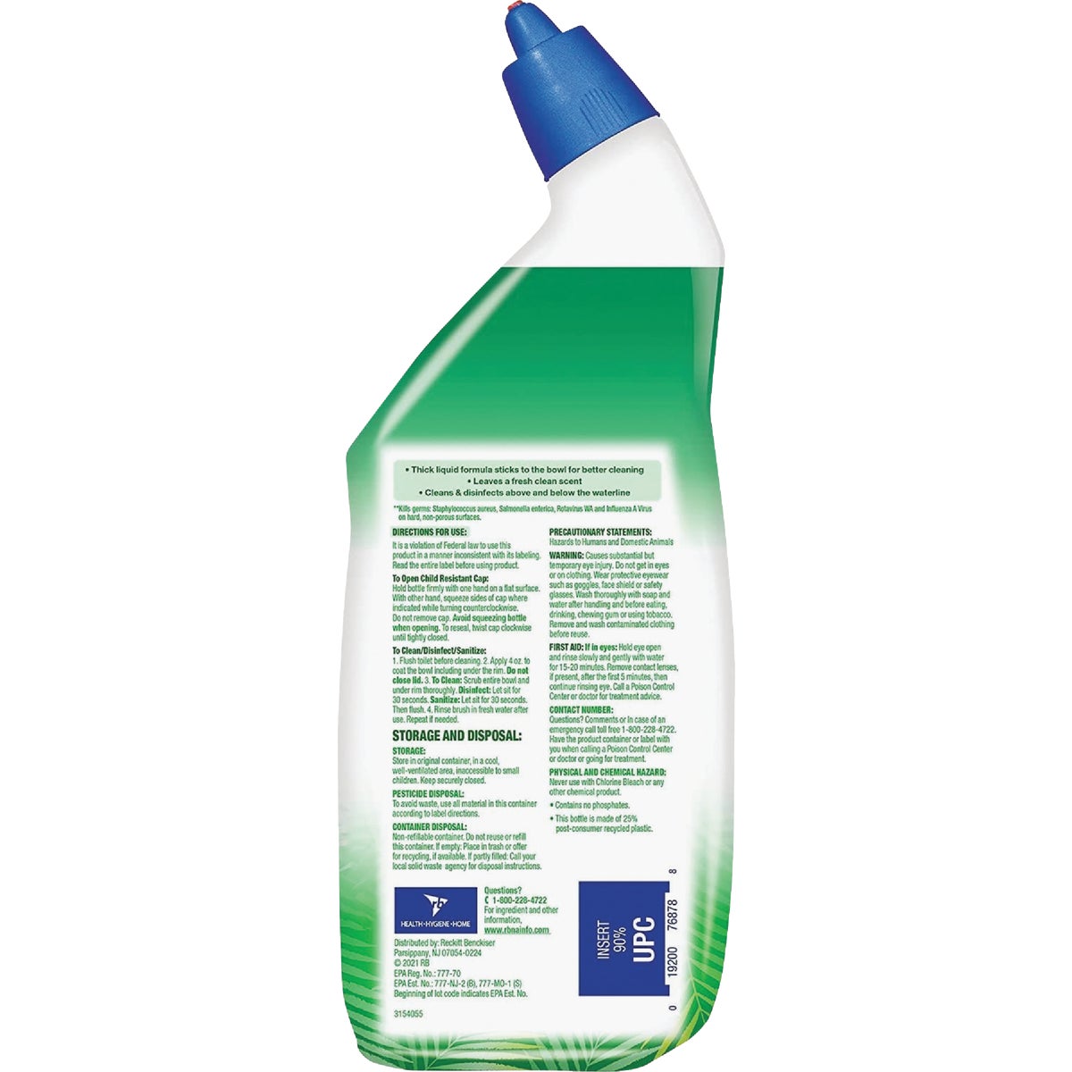 Lysol 24 Oz. Cling Gel Toilet Bowl Cleaner Image 5