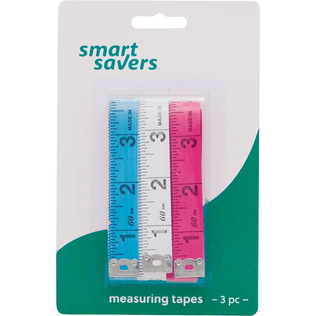 Smart Savers 5 Ft. SAE Cloth Measuring Tape (3-Piece)