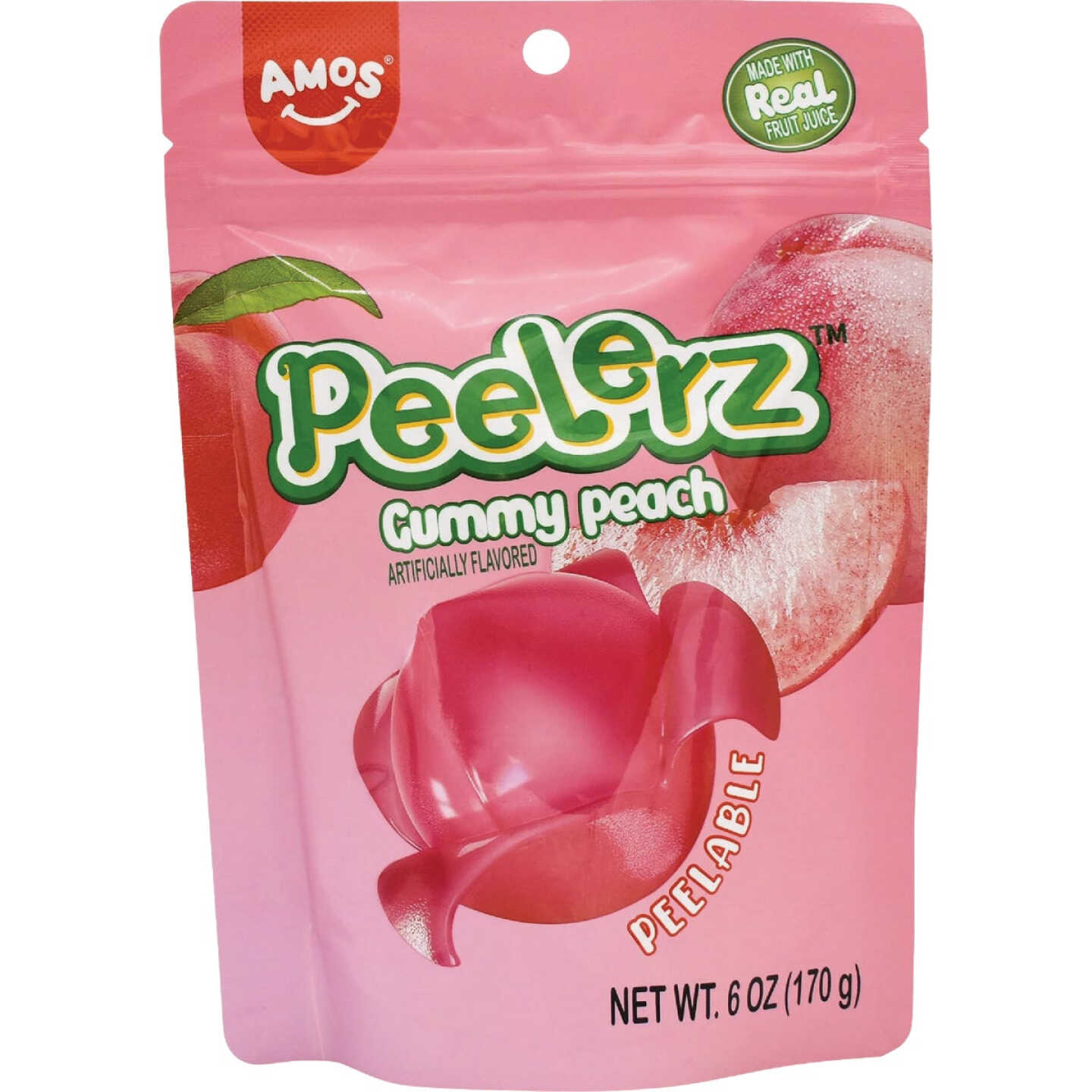 Peelerz 6 Oz. Peach Gummy Image 1
