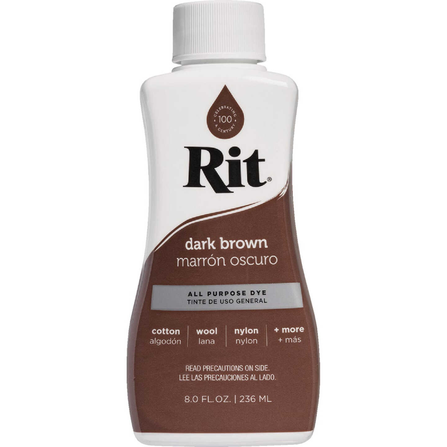 Rit 8 Oz. All Purpose Dark Brown Liquid Dye Image 1