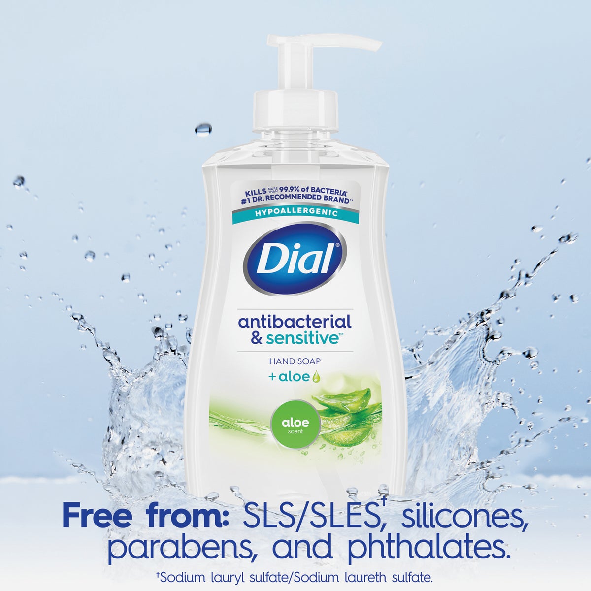Dial Antibacterial Defense 11 Oz. Aloe Liquid Hand Soap  Image 4