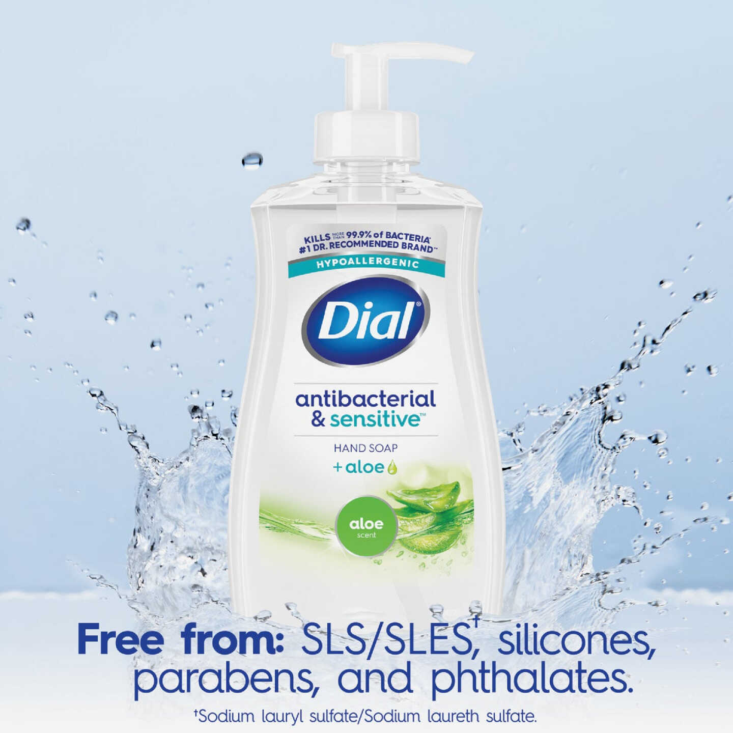 Dial Antibacterial Defense 11 Oz. Aloe Liquid Hand Soap Image 4