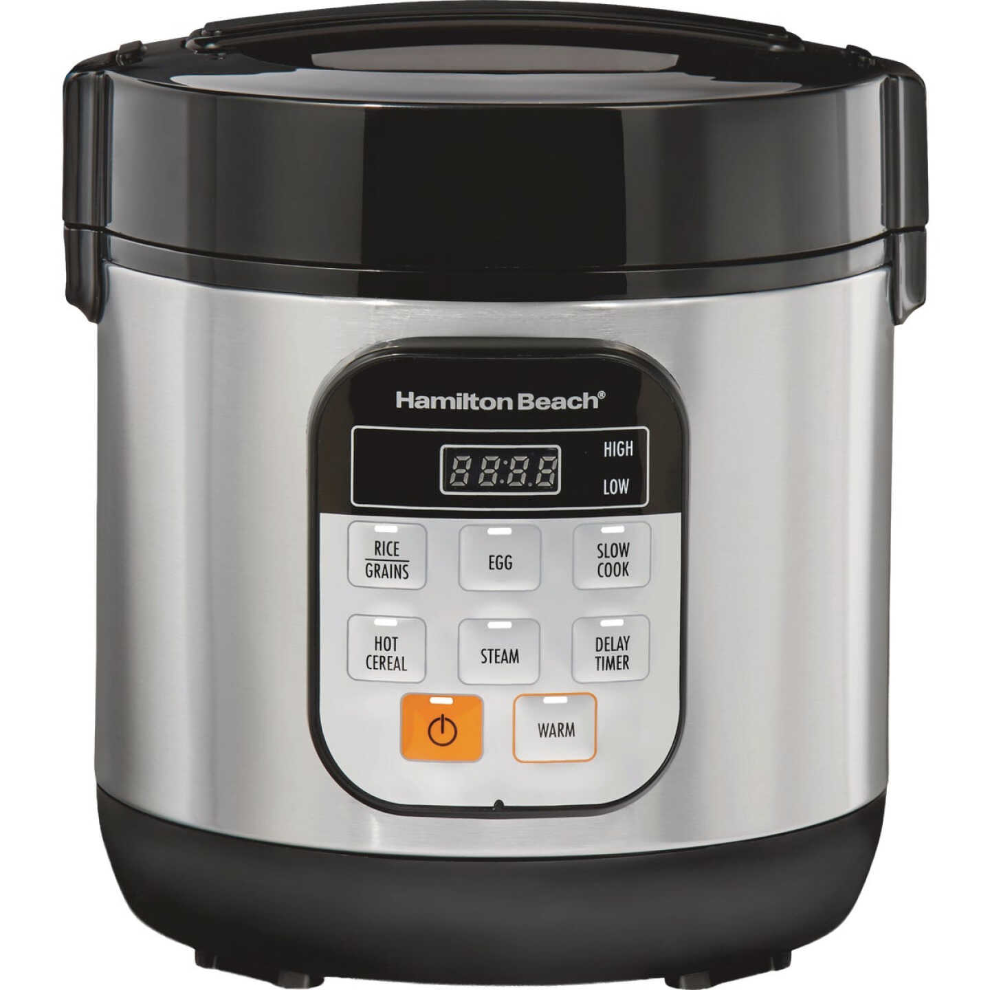 Hamilton Beach 1.5 Qt. Compact Digital Multi Cooker - Stainless Steel Image 1