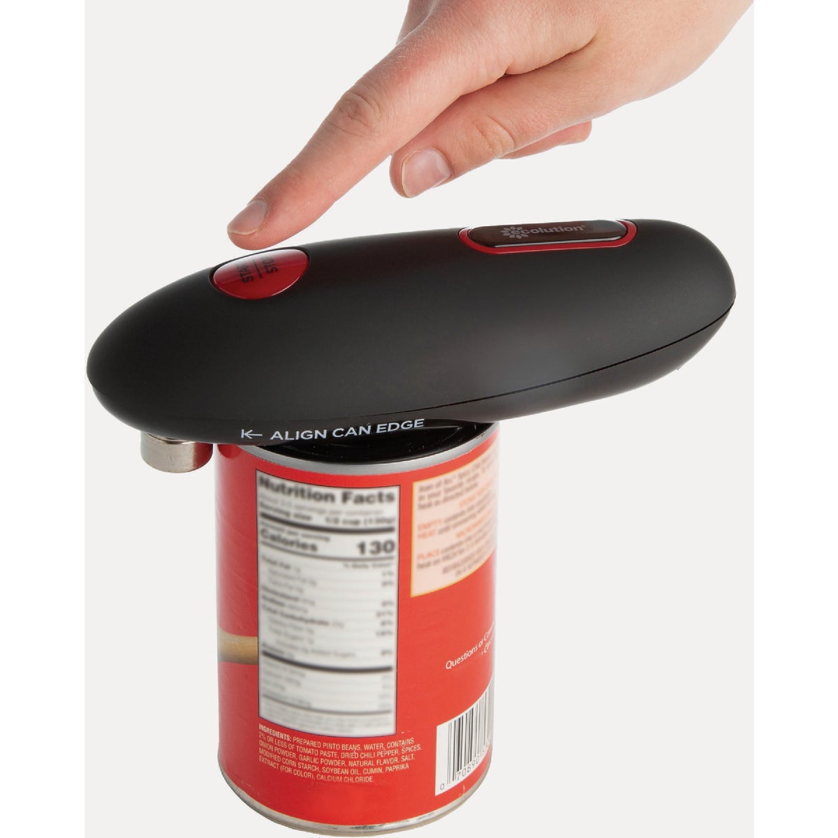 Kitchen Extras Black Electric Can Opener With 2AA Batteries Image 3