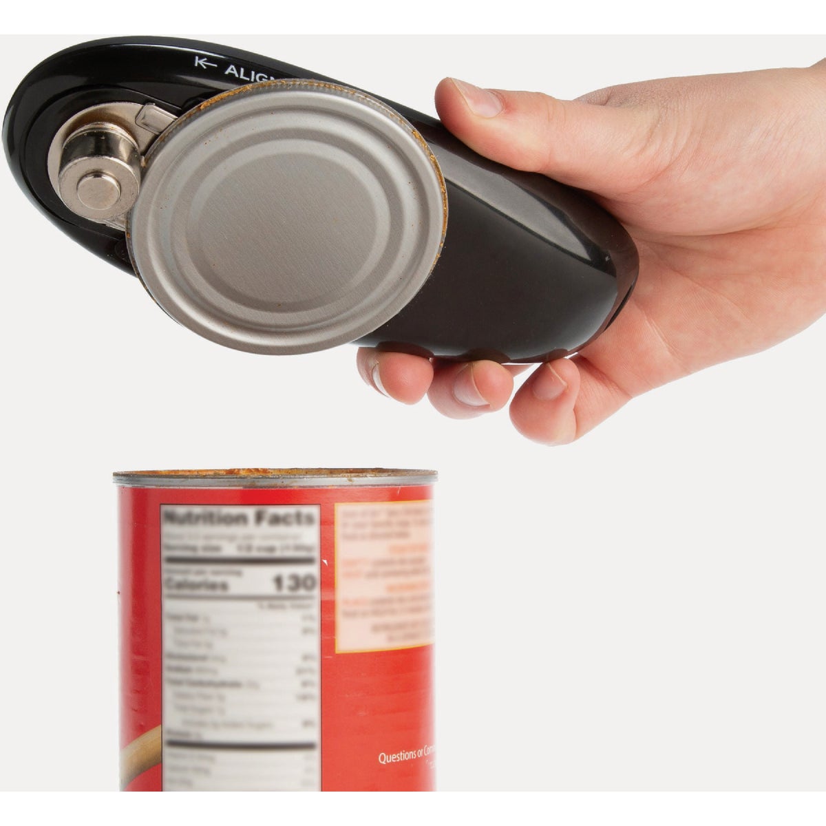 Kitchen Extras Black Electric Can Opener With 2AA Batteries Image 4