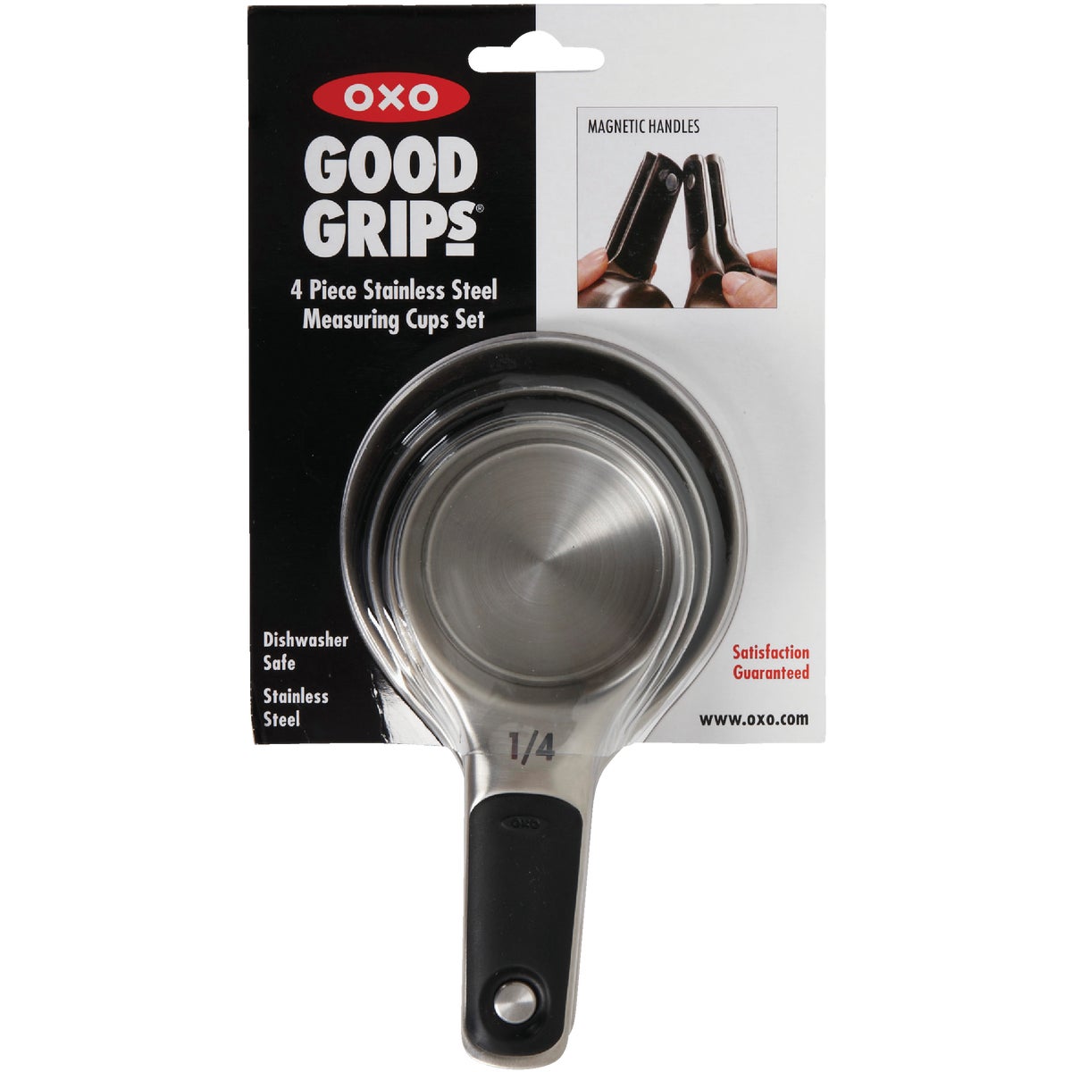 OXO Good Grips Stainless Steel Measuring Cup Set (4-Piece) Image 2