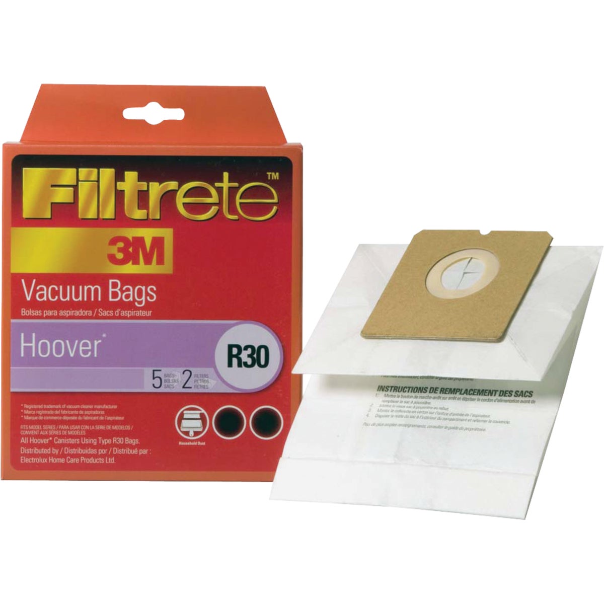 3M Filtrete Hoover Type R30 Allergen Vacuum Bag (5-Pack)
