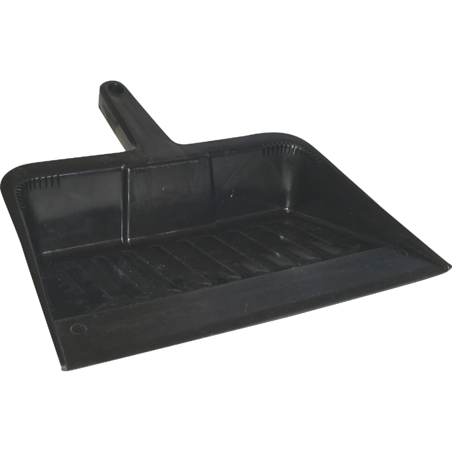 Harper 12 In. Black Plastic Heavy Duty Professional Dust Pan Image 1