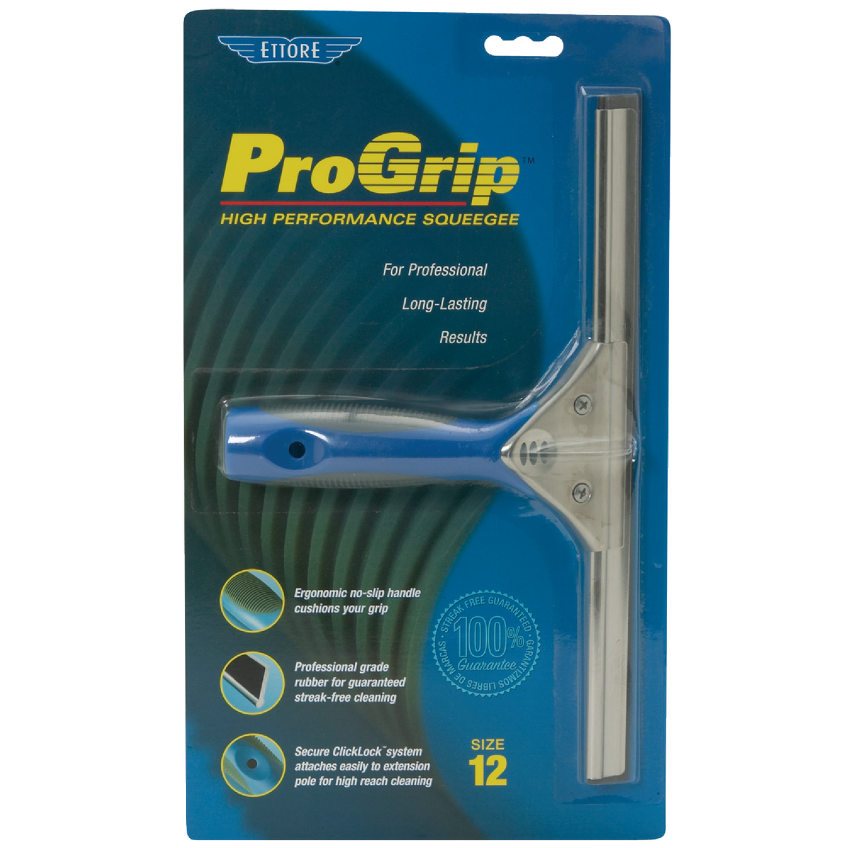 Ettore ProGrip 12 In. Rubber Squeegee Image 2