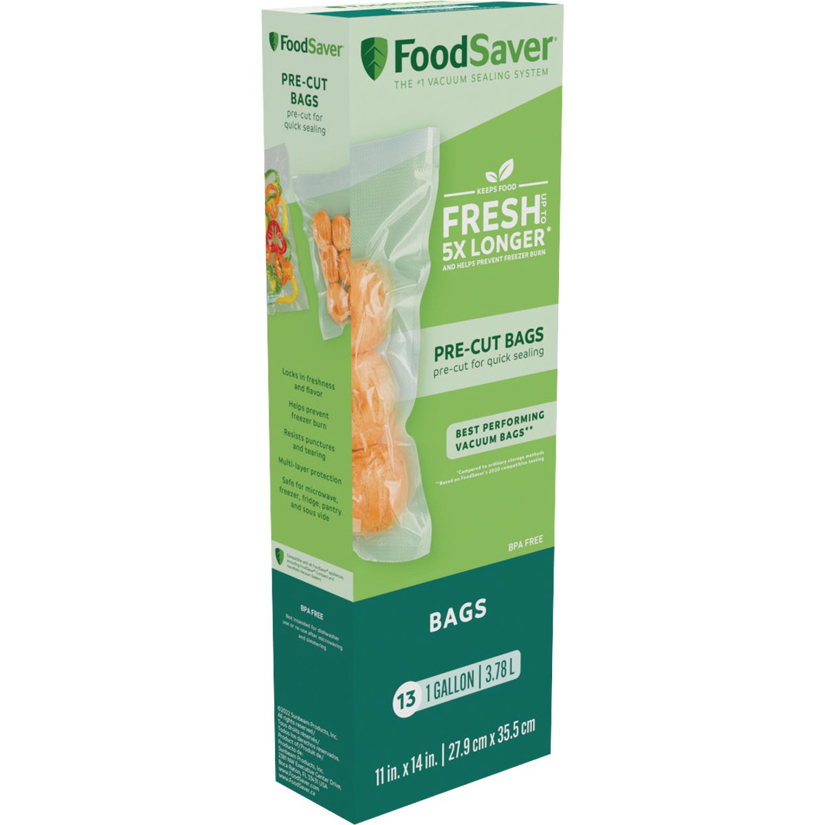 FoodSaver 1 Gal. Pre-Cut Bag (12-Ct.)