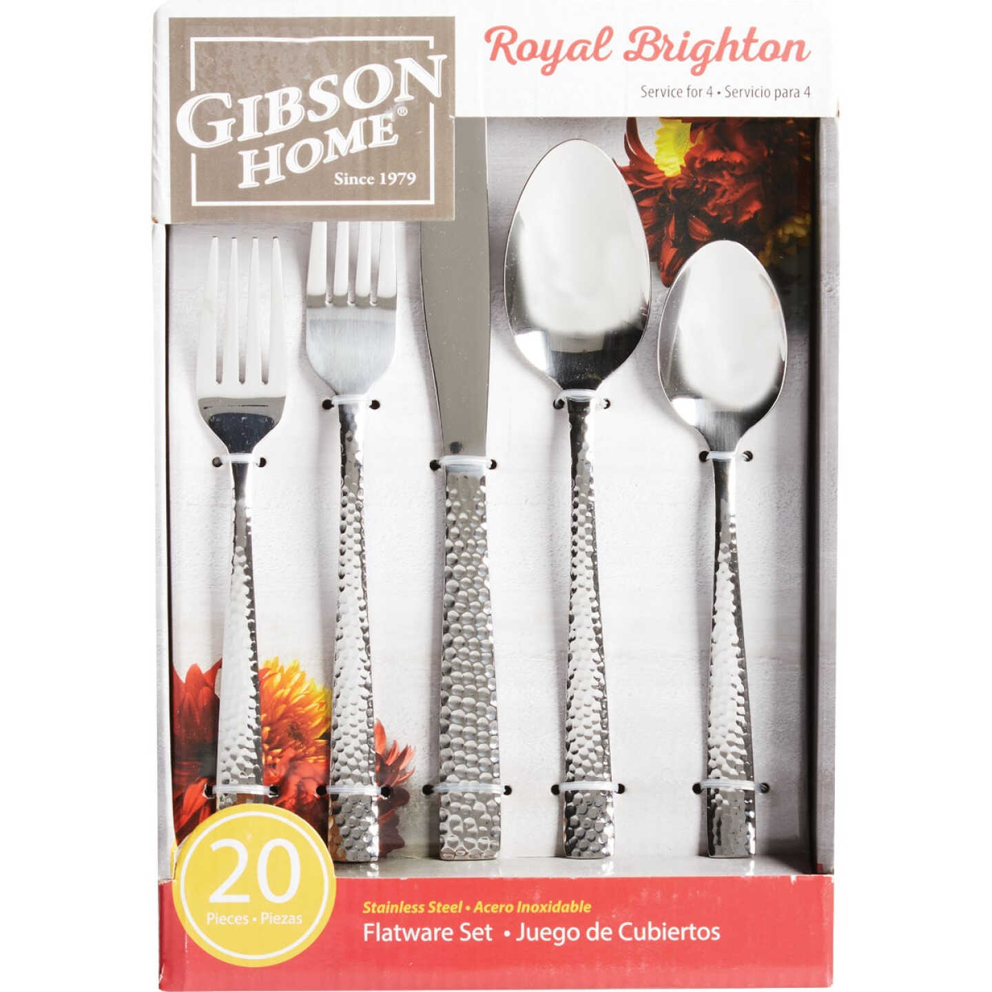 Gibson Home Royal Brighton Mirror Polished Flatware Set (20-Piece) Image 2