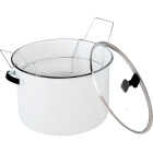 Graniteware 21 Qt. White 2-in-1 Canner and Stock Pot Image 1