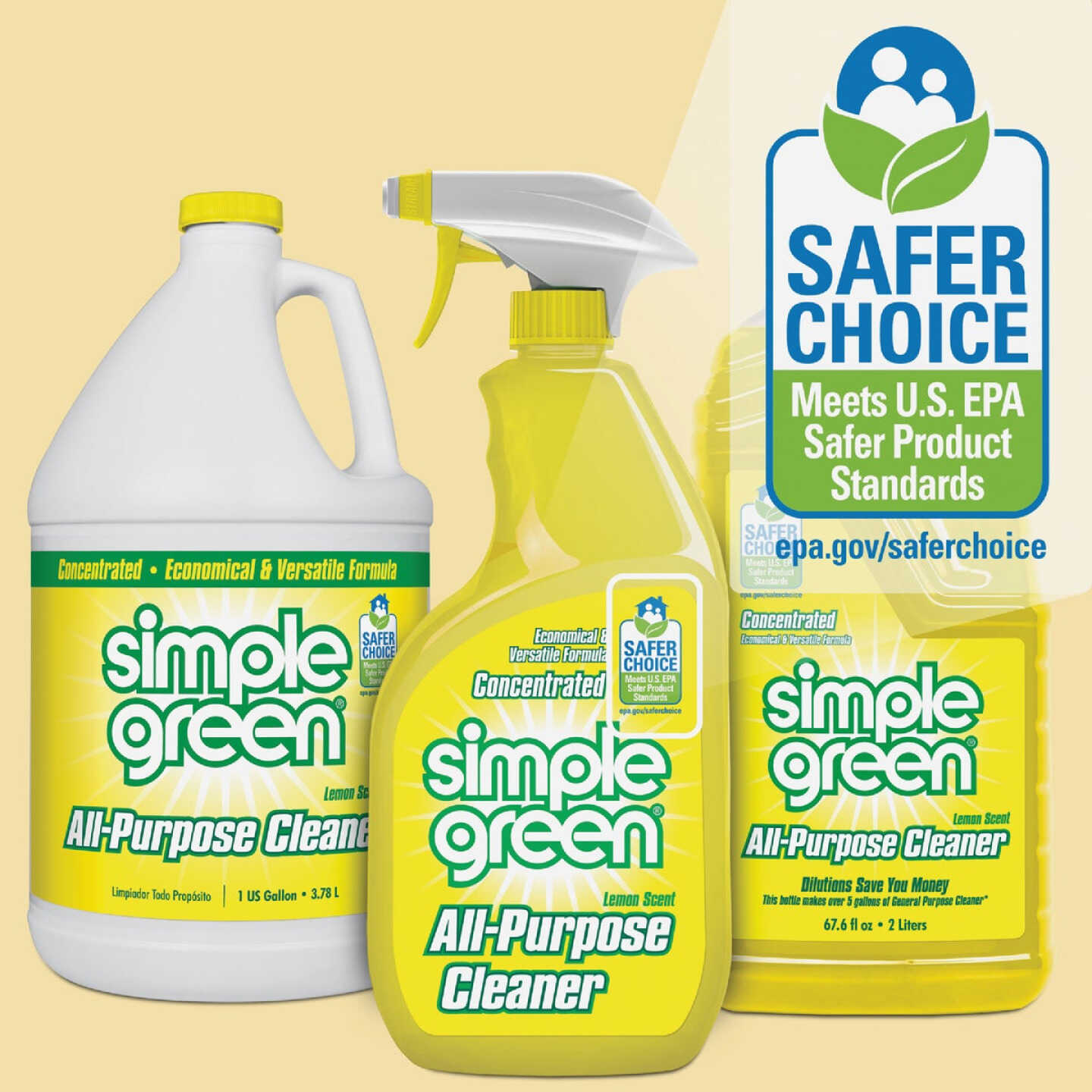 Simple Green 24 Oz. Lemon Liquid Cleaner & Degreaser Image 3