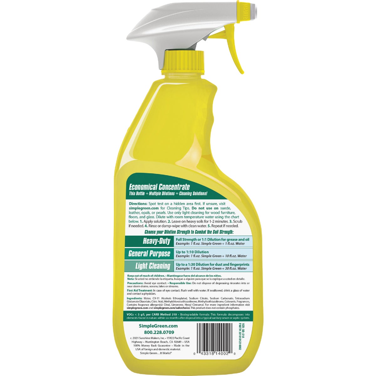 Simple Green 24 Oz. Lemon Liquid Cleaner & Degreaser Image 6