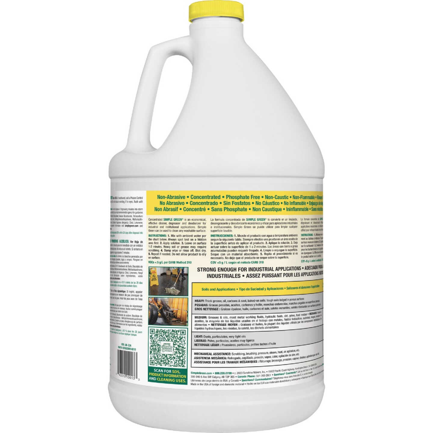 Simple Green 1 Gal. Lemon Liquid Industrial Cleaner & Degreaser Image 5
