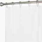 Zenith Zenna Home 70 In. x 72 In. White Lightweight PEVA Shower Curtain Liner Image 2
