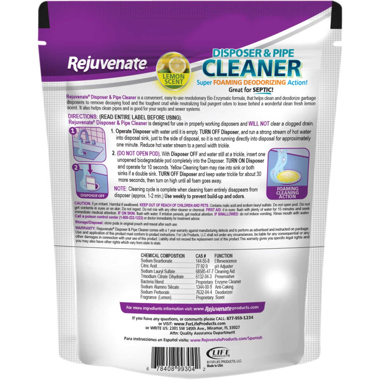 Rejuvenate Lemon Disposer & Pipe Cleaner (6-Count) Image 5