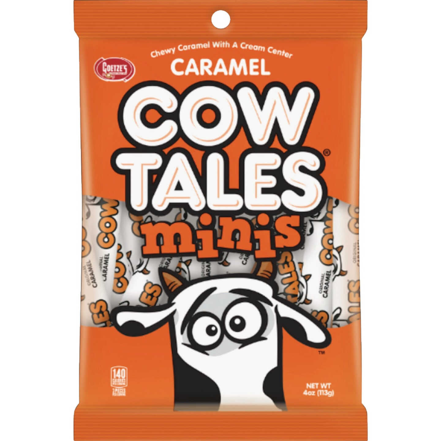 Goetze's 4 Oz. Mini Caramel Cow Tales Image 1