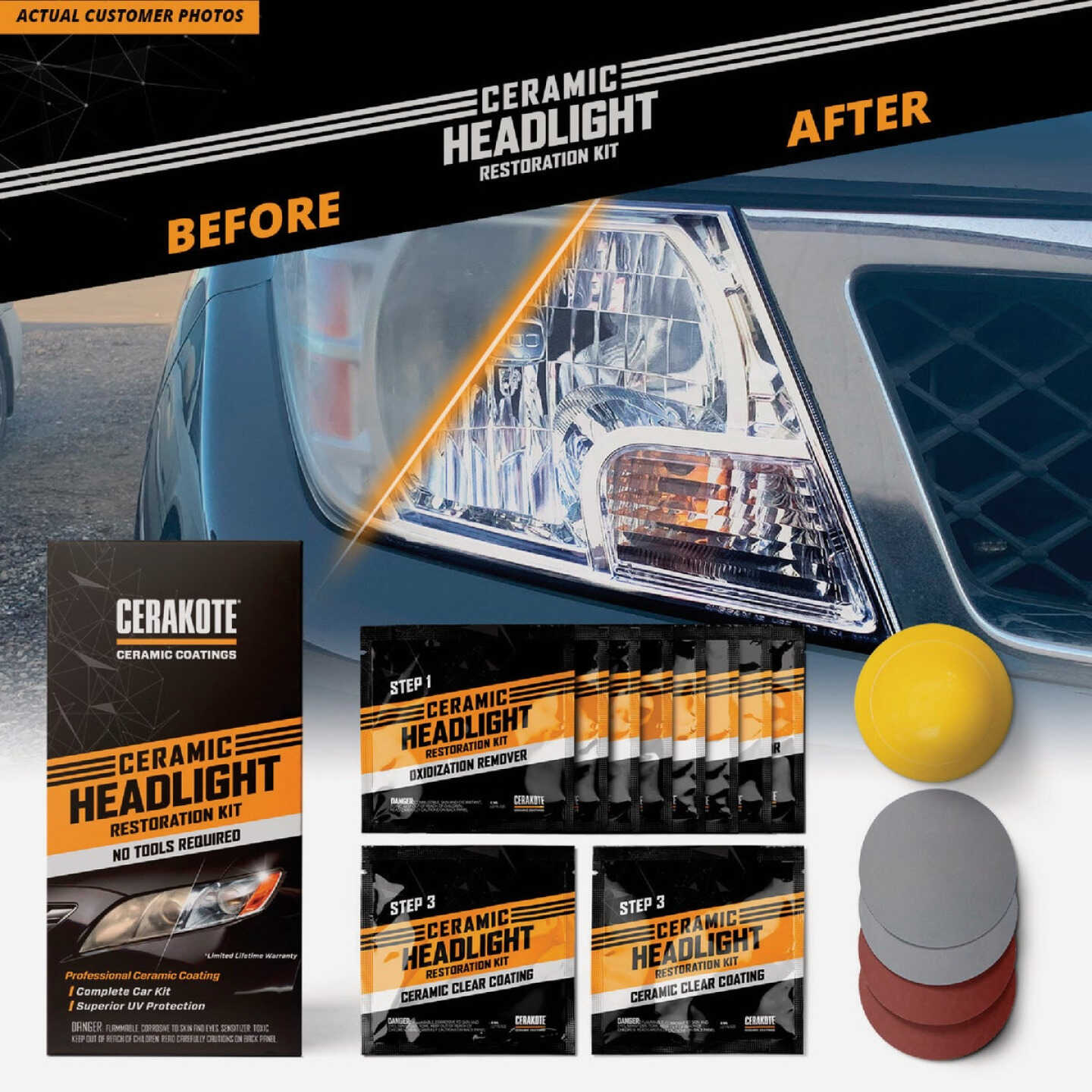 Cerakote Headlight Restoration Kit Image 4