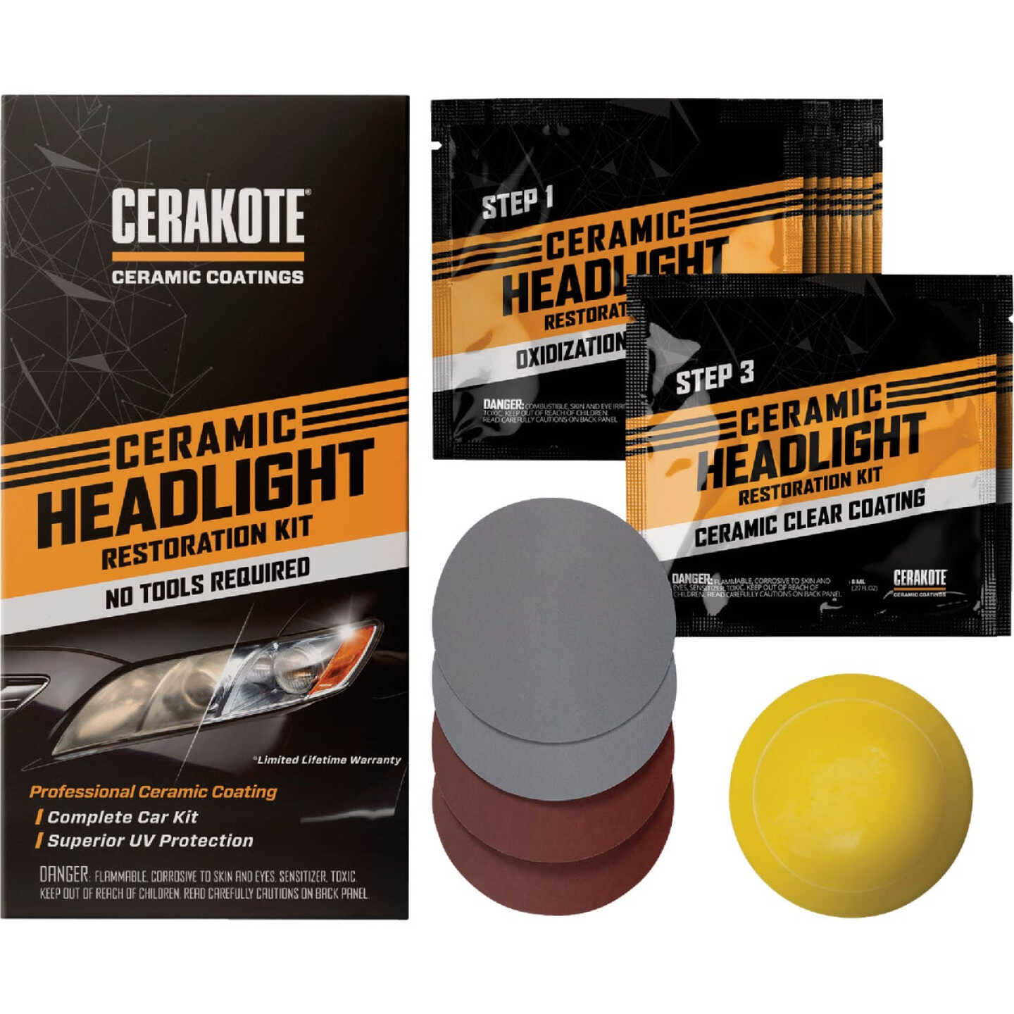 Cerakote Headlight Restoration Kit Image 1
