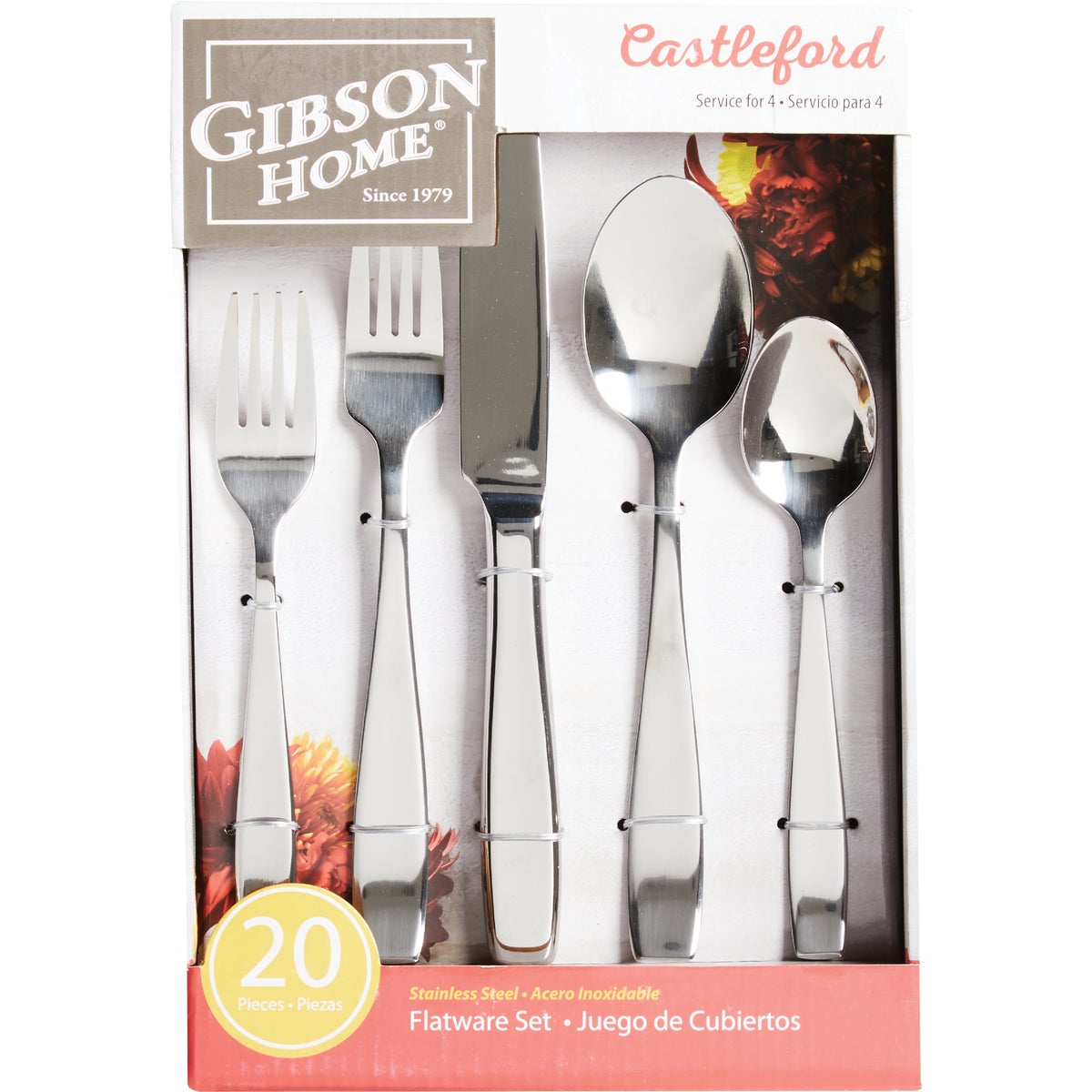 Gibson Home Castleford Mirror Polished Flatware Set (20-Piece) Image 2