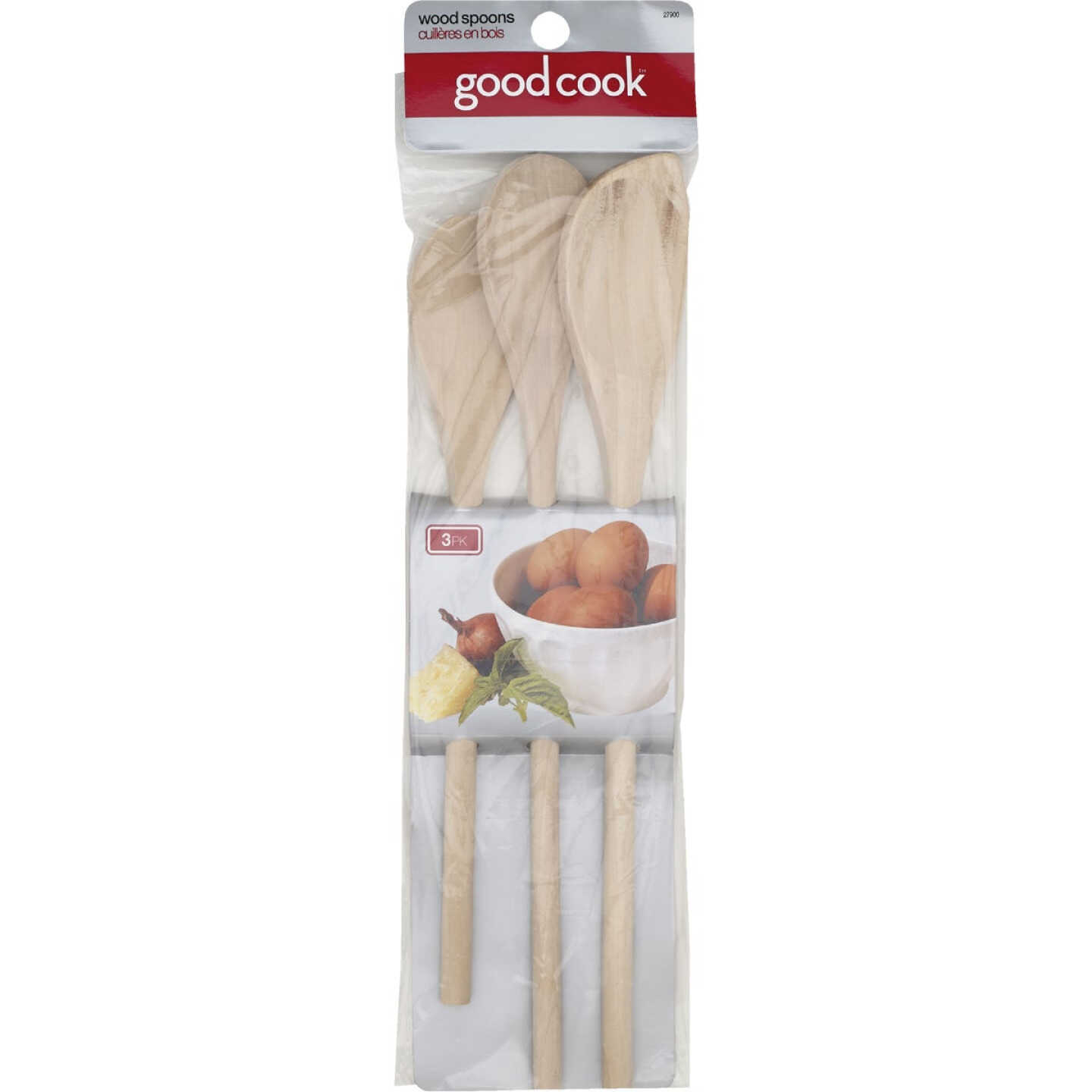 Goodcook Wood Spoon Set (3-Piece) Image 1