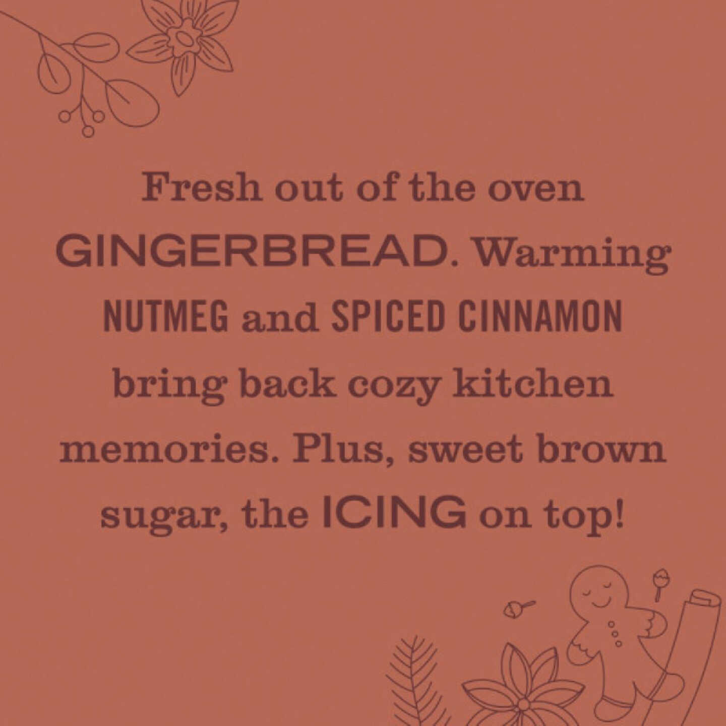 Mrs. Meyer's Clean Day 7.2 Oz. Gingerbread Large Soy Candle Image 2