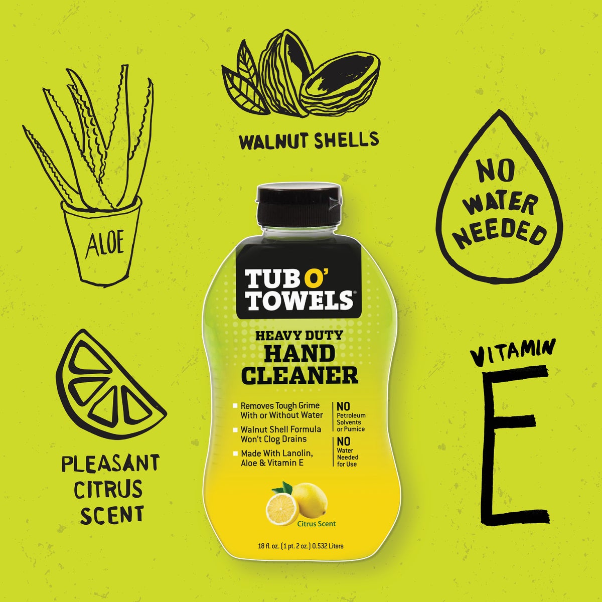 Tub O' Towels Heavy Duty 18 Oz. Hand Cleaner Image 4