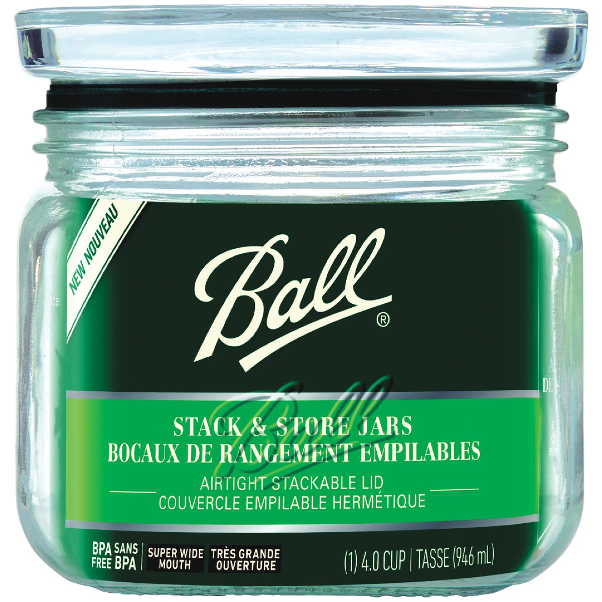 Ball 1 Qt. Stack & Store Jar