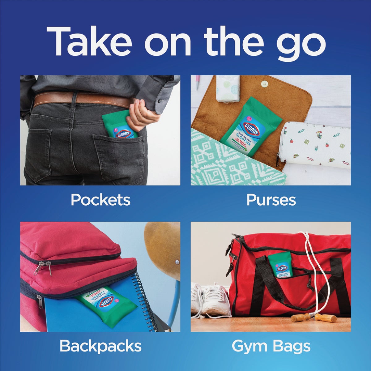 Clorox Fresh Scent Disinfecting Cleaning Wipes Pouch (9-Count) Image 6