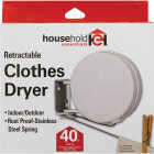 Household Essentials Sunline 40 Ft. 75 to 100 Lb. Capacity Plastic Retractable Clothesline Image 2