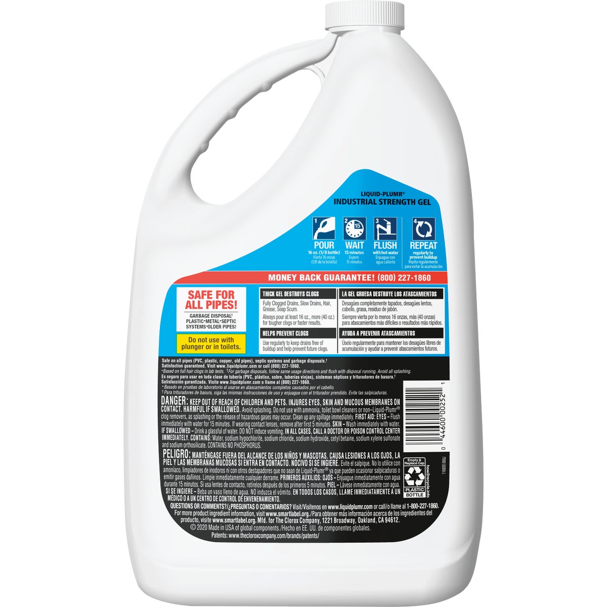 Liquid-Plumr 128 Oz. Pro-Strength Clog Destroyer Drain Cleaner Image 6