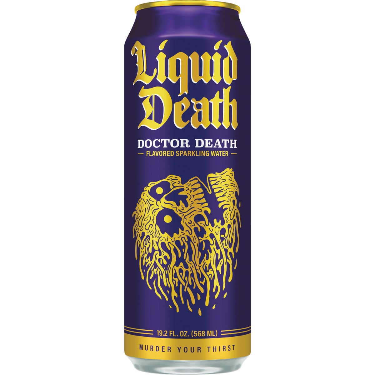 Liquid Death 19.2 Oz. Doctor Death 100% Sparkling Mountain Water