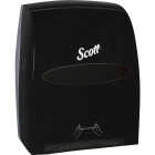 Scott Essential Black Manual Hard Roll Paper Towel Dispenser Image 1