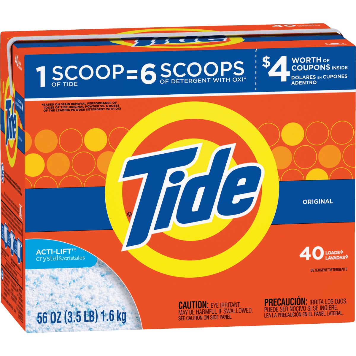Tide 50 Oz. 44 Load Original Scent Powder Laundry Detergent Image 1
