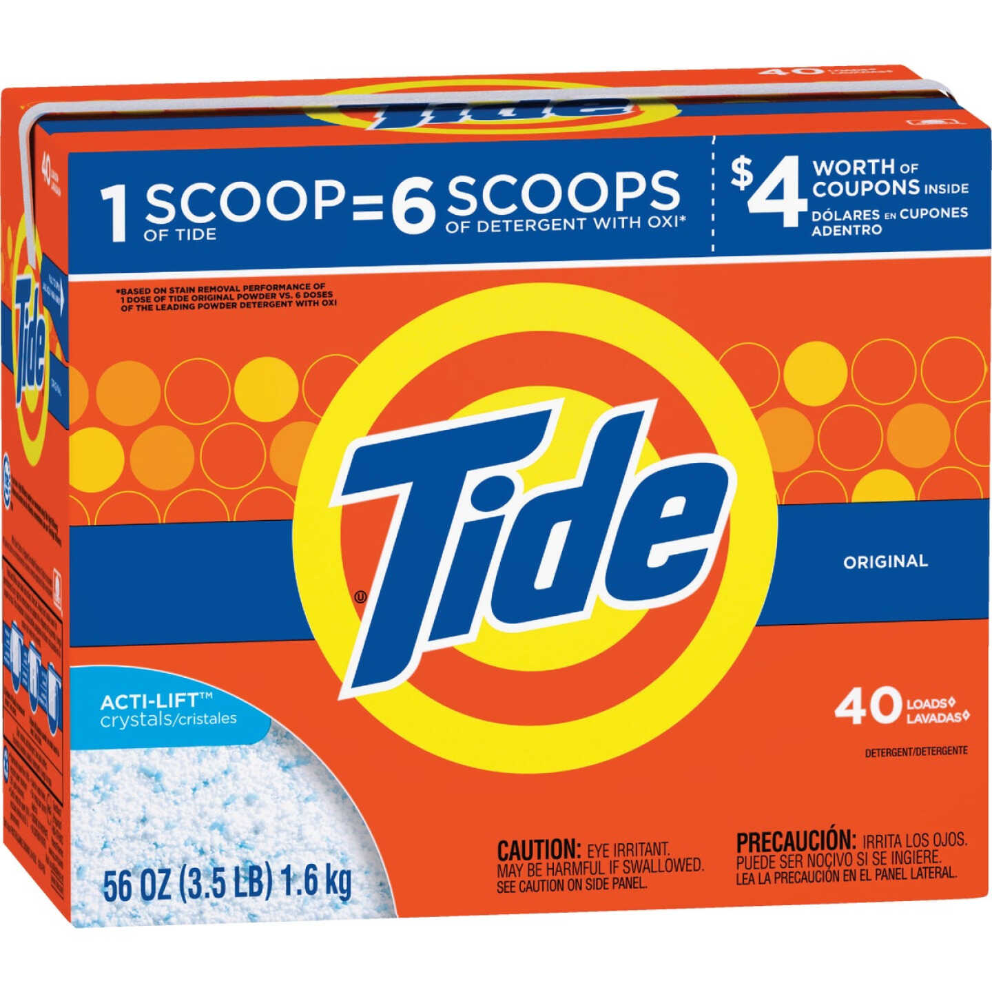 Tide 50 Oz. 44 Load Original Scent Powder Laundry Detergent Image 1