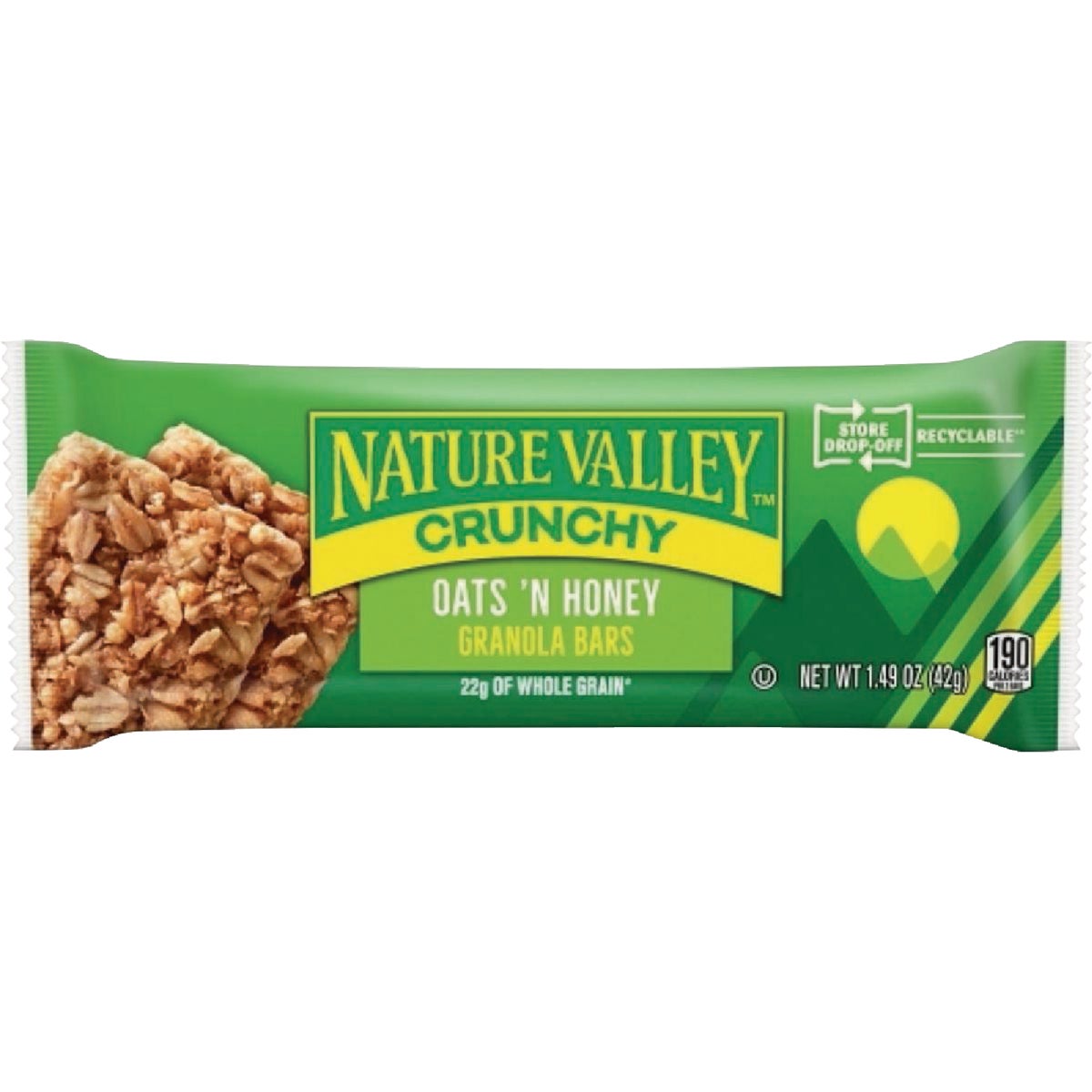 Nature Valley 1.5 Oz Oats 'n Honey Crunchy Granola Bar Image 2